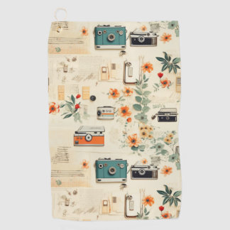  Bloemen & Camerapatroon (6) Golfhanddoek