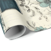 Bloemen & Camerapatroon (7) Cadeaupapier (Rol Hoek)