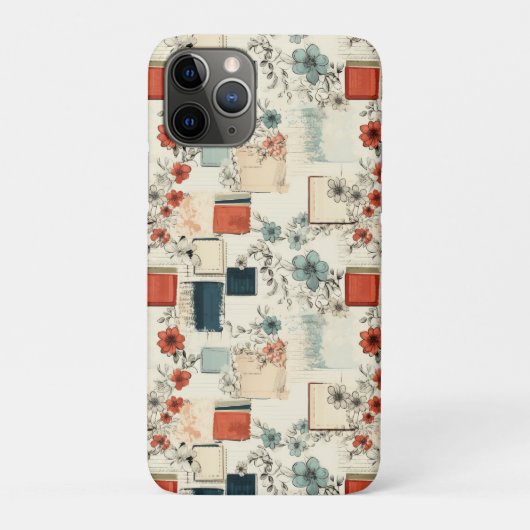 Bloemen & Camerapatroon (7) Case-Mate iPhone Case (Achterkant)