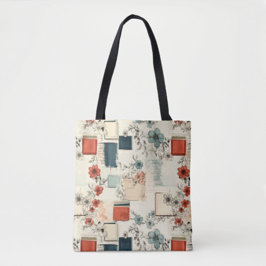 Bloemen & Camerapatroon (7) Tote Bag (Voorkant)