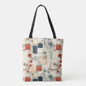 Bloemen & Camerapatroon (7) Tote Bag (Achterkant)