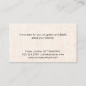 Bloemen | Camerlenspictogram Visitekaartje (Achterkant)