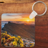 Bloemen | Canarische Eilanden, Spanje Sleutelhanger (Achterkant)