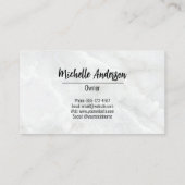 Bloemen Candle Crystal Metaphysical Shop Visitekaartje (Achterkant)