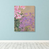Bloemen Canvas Afdruk (Insitu (Houten vloer))