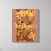 bloemen canvas afdruk (Voorkant)