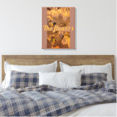 bloemen canvas afdruk (Insitu (Slaapkamer))