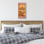 bloemen canvas afdruk (Insitu (Slaapkamer))