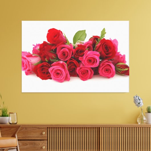 Bloemen Canvas Afdruk (Insitu (Woonkamer))