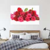 Bloemen Canvas Afdruk (Insitu (Slaapkamer))