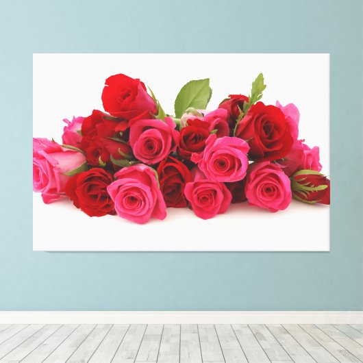 Bloemen Canvas Afdruk (Insitu (Houten vloer))