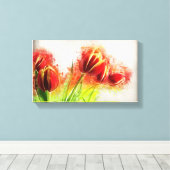 Bloemen Canvas Afdruk (Insitu (Houten vloer))
