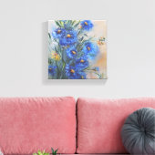 Bloemen Canvas Afdruk (Insitu (Woonkamer))