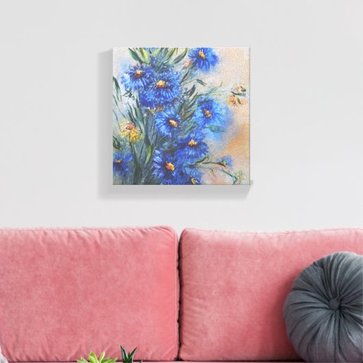 Bloemen Canvas Afdruk (Insitu (Woonkamer))