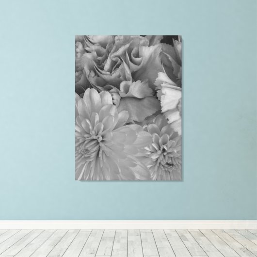 Bloemen Canvas Afdruk (Insitu (Houten vloer))