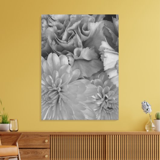Bloemen Canvas Afdruk (Insitu (Woonkamer))