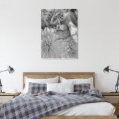 Bloemen Canvas Afdruk (Insitu (Slaapkamer))