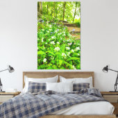 Bloemen Canvas Afdruk (Insitu (Slaapkamer))