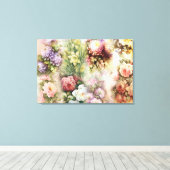  bloemen canvas afdruk (Insitu (Houten vloer))