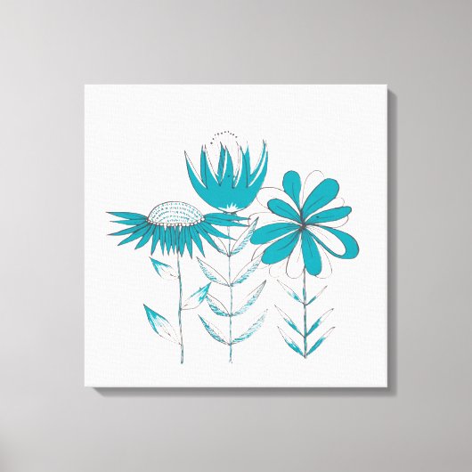 Bloemen Canvas Afdruk (Voorkant)