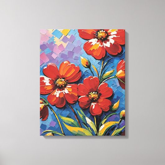 Bloemen Canvas Afdruk (Voorkant)
