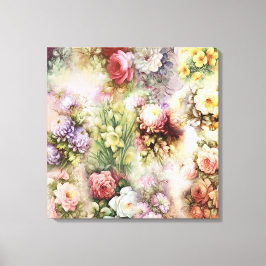 bloemen canvas afdruk (Voorkant)