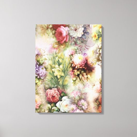 bloemen canvas afdruk (Voorkant)