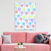Bloemen Canvas Afdruk (Insitu (Woonkamer))