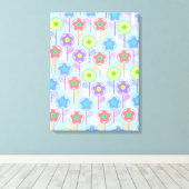 Bloemen Canvas Afdruk (Insitu (Houten vloer))