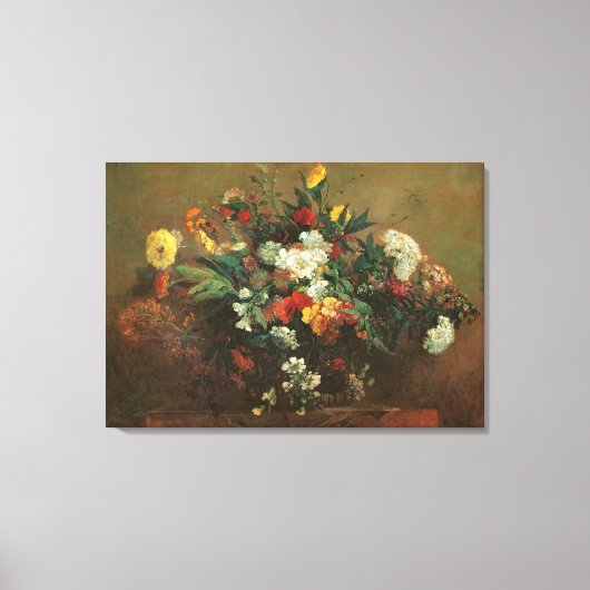 Bloemen Canvas Afdruk (Voorkant)
