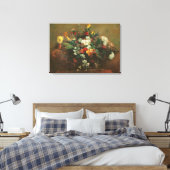 Bloemen Canvas Afdruk (Insitu (Slaapkamer))