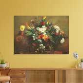 Bloemen Canvas Afdruk (Insitu (Woonkamer))
