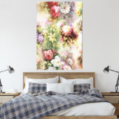  bloemen canvas afdruk (Insitu (Slaapkamer))