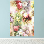  bloemen canvas afdruk (Insitu (Houten vloer))