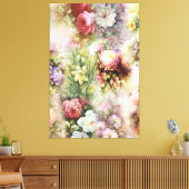  bloemen canvas afdruk (Insitu (Woonkamer))