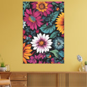 Bloemen Canvas Kunst (Insitu (Woonkamer))