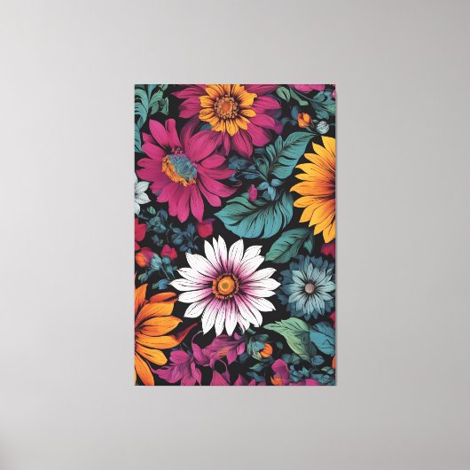 Bloemen Canvas Kunst (Voorkant)
