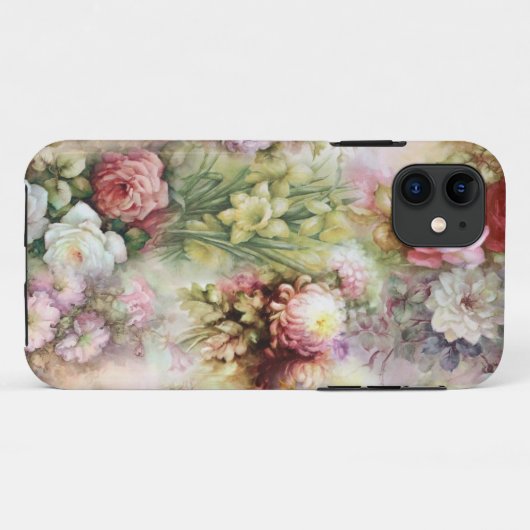 bloemen Case-Mate iPhone case (Achterkant (horizontaal))