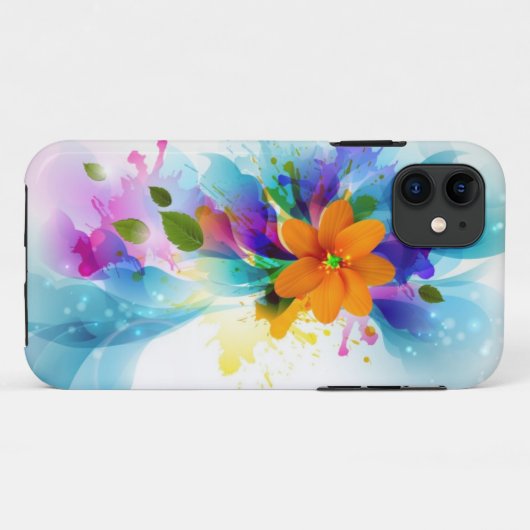 Bloemen Case-Mate iPhone Case (Achterkant (horizontaal))