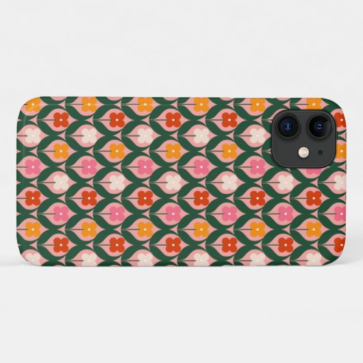 Bloemen Case-Mate iPhone Case (Achterkant (horizontaal))
