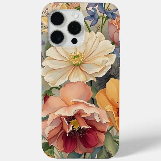 bloemen Case-Mate iPhone case (Achterkant)
