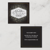 Bloemen | Catering | Gebeurtenisservices Vierkante Visitekaartje (Voorkant / Achterkant)