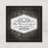 Bloemen | Catering | Gebeurtenisservices Vierkante Visitekaartje (Voorkant)