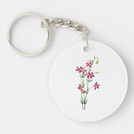 bloemen - Centaurium van Mary Vaux Walcott Sleutelhanger