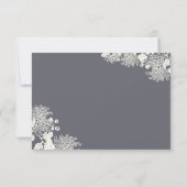 bloemen Chacoal Gray Wedding RSVP (Achterkant)
