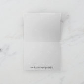 Bloemen Chalkboard Bedankkaart (geel) (Binnen)