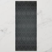 Bloemen Chalkboard  Bold Wedding Menu (Achterkant)