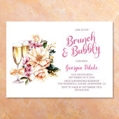 Bloemen Champagne Brunch en Bubbly Kaart