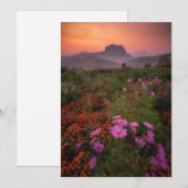 Bloemen | Chiang Dao, Chiang Mai, Thailand Bedankkaart (Voorkant / Achterkant)