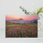 Bloemen | Chiang Dao, Chiang Mai, Thailand Bedankkaart (Staand voorkant)